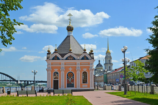 Rybinsk. Sacred Nikolay Chudotvortsa's chapel