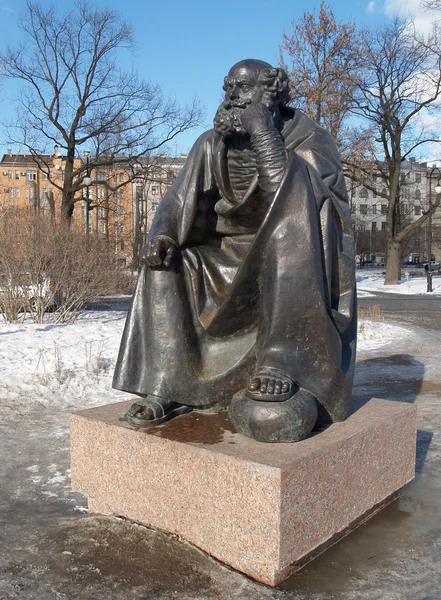 Sculpture "Pierre Sacré", Saint-Pétersbourg — Photo