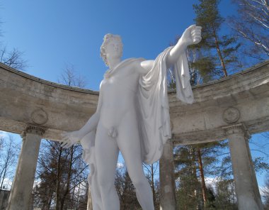 Pavlovsk. Apollo'nun colonnade