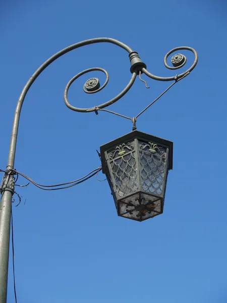 St. Petersburg. Decorative lamp against the blue sky