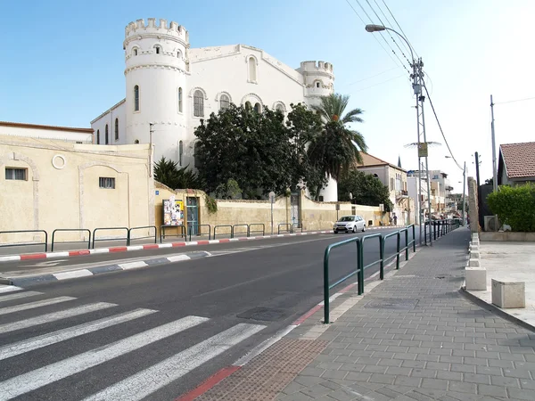 Israele. la strada nella città di yaffo — Zdjęcie stockowe