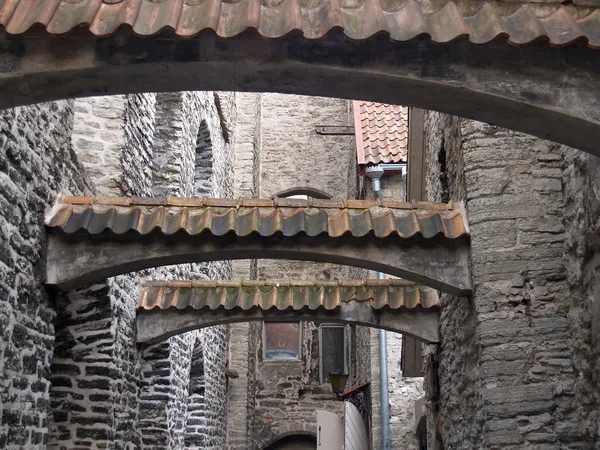 Tallinn. Bögen in der Katharinenstraße — Stockfoto