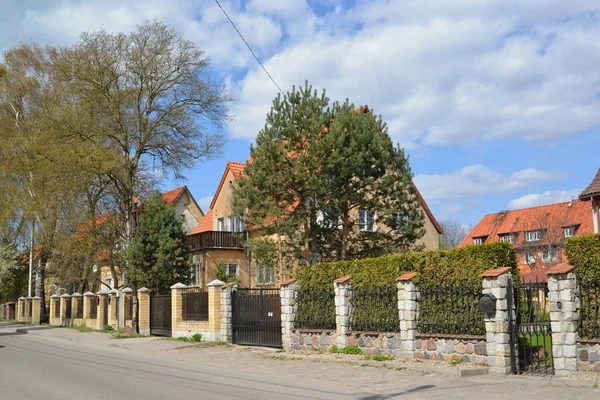 Kaliningrad. våren i staden — Stockfoto