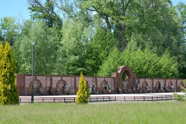 Kaliningrado. Muralha de Slava no parque Victory — Fotografia de Stock