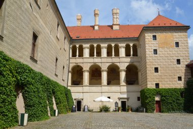 Çek Cumhuriyeti. kilit melnik avluda