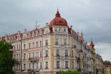 Güzel bina Karlovy Vary, Çek Cumhuriyeti 