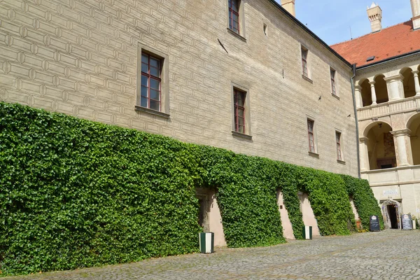 Фрагмент замка в городе Мельник, Чехия — стоковое фото