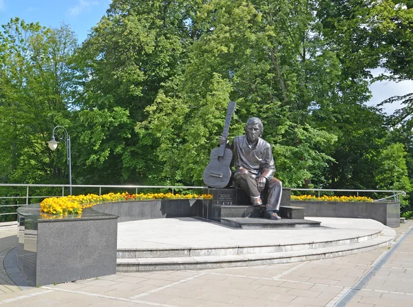 Monumento all'attore Vladimir Vysotsky in Kaliningrad — Foto Stock