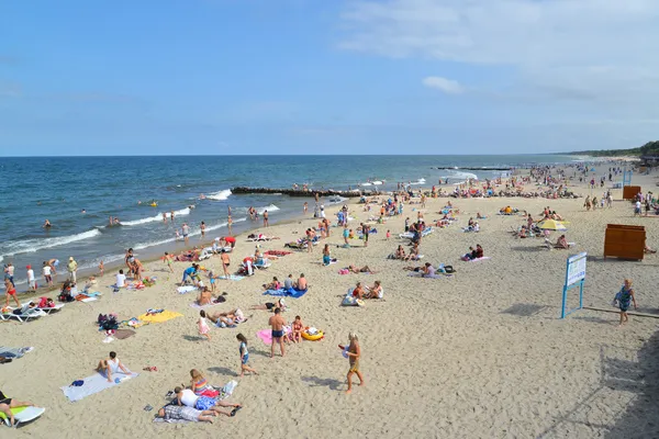 バルト海、ロシアの銀行のビーチ — ストック写真