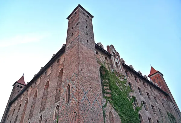Torre Esquina Del Castillo Del Caballero Orden Teutónica Gniew Polonia —  Fotos de Stock