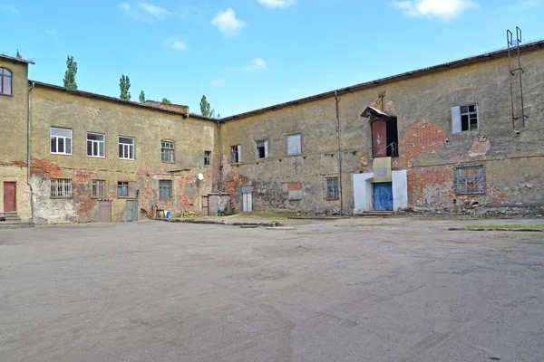 Fragment Courtyard Labiau Order Castle Xiii Century Polessk Kaliningrad Regio — Stock Photo, Image