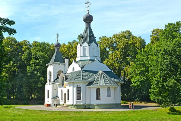 Kyrkan Ikonen Guds Moder Regerande Solig Dag Byn Izobilnoe Kaliningradregionen — Stockfoto