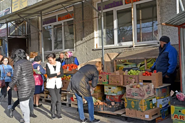 Elista Russia April 2017 Handel Groenten Fruit Centrale Markt Kalmykia — Stockfoto