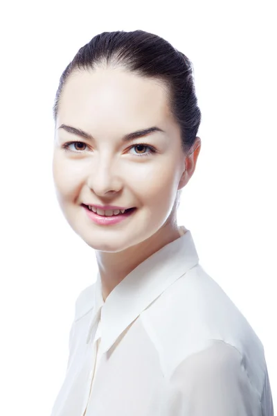 Mujer de negocios sonriente — Foto de Stock