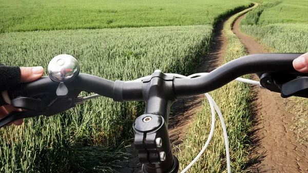 Ridning cykel骑自行车 — Stockfoto