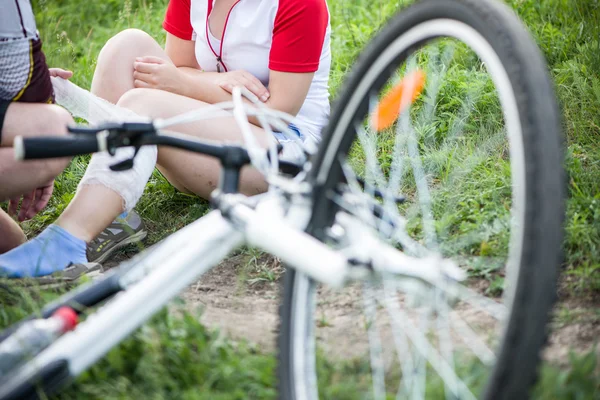 自転車事故 — ストック写真