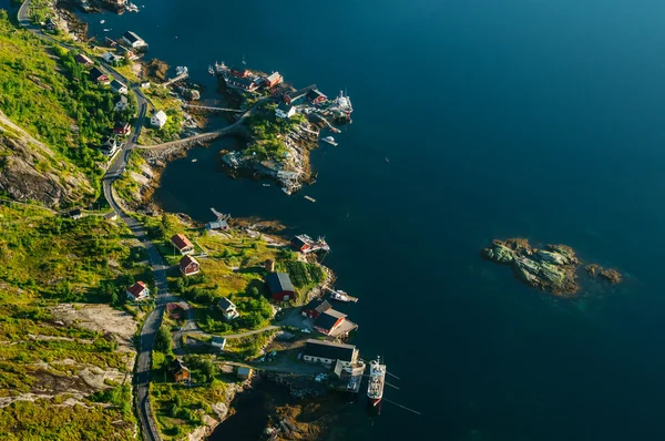 Norwegia widok z lotu ptaka — Zdjęcie stockowe