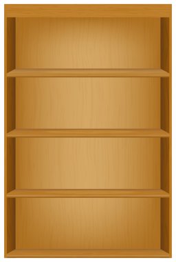 kitap raflarında vektör