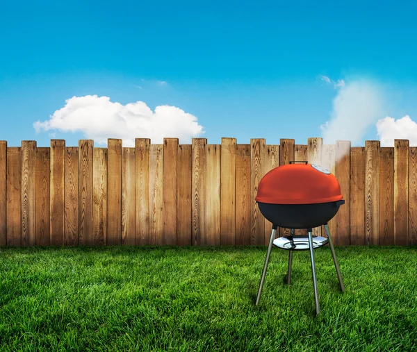 Kettle barbecue grill — Stockfoto