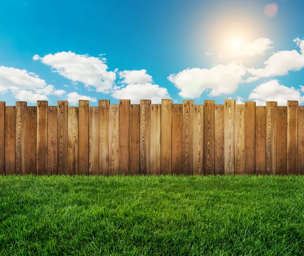 Garden fence — Stock Photo, Image