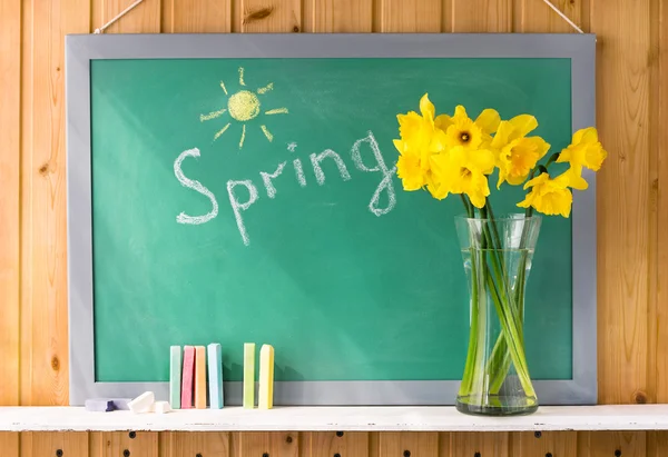 Lente in school — Stockfoto