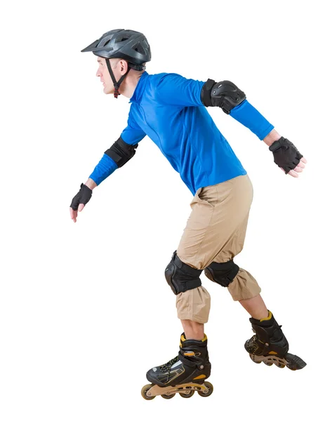 Man roller skating — Stock Photo, Image