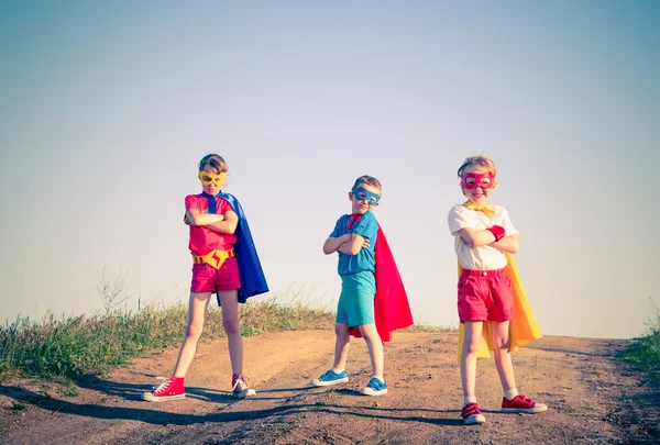 Kinderen superheld — Stockfoto