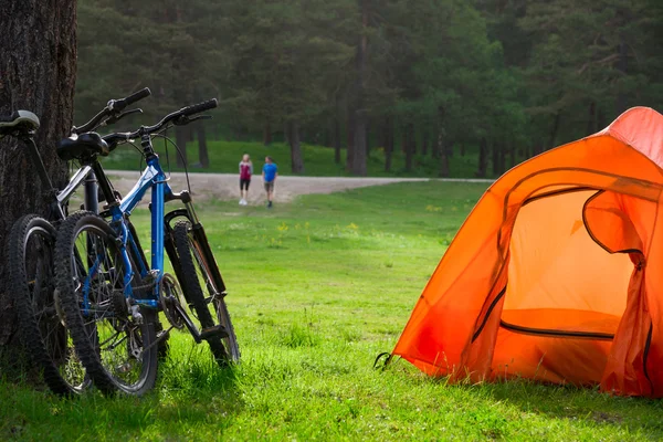 Par camping — Stockfoto