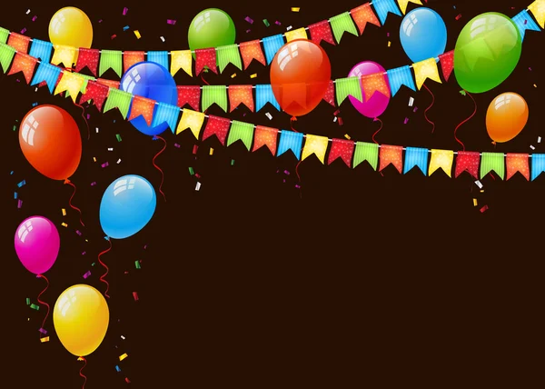 Globos de fiesta — Vector de stock