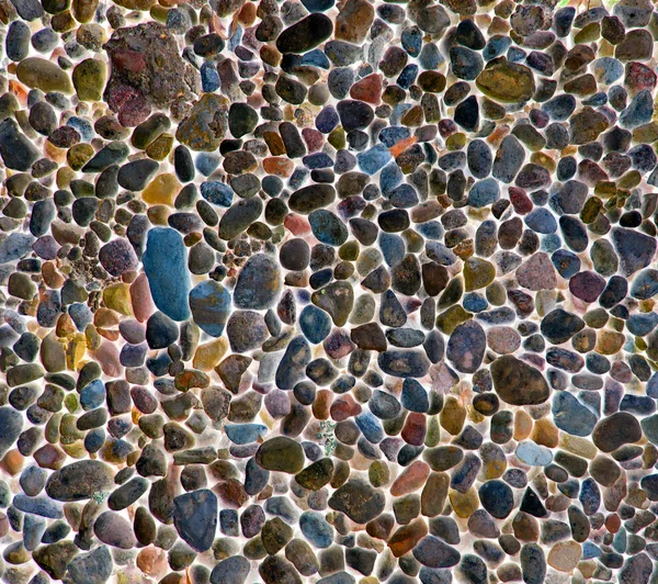 Background made of a closeup of a pile of pebbles — Stock Photo, Image
