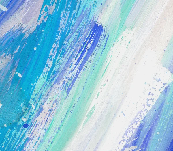 Colorful water color pouring on a paper — Stock Photo, Image