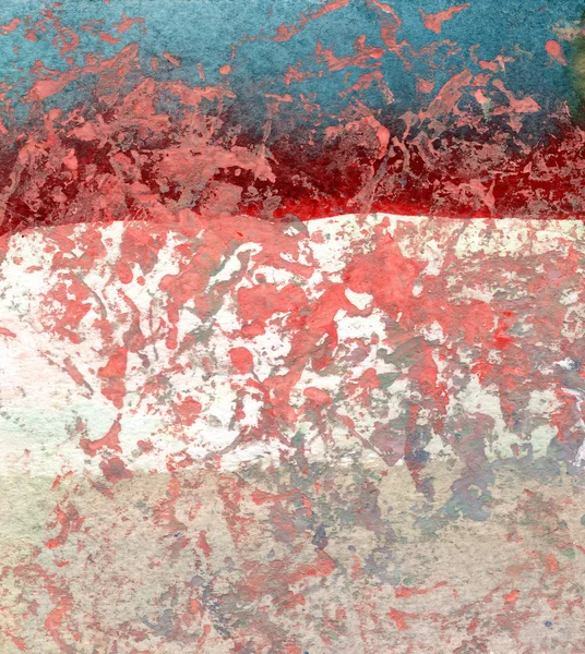 Farbschicht auf Papier. Fragment der Malerei — Stockfoto