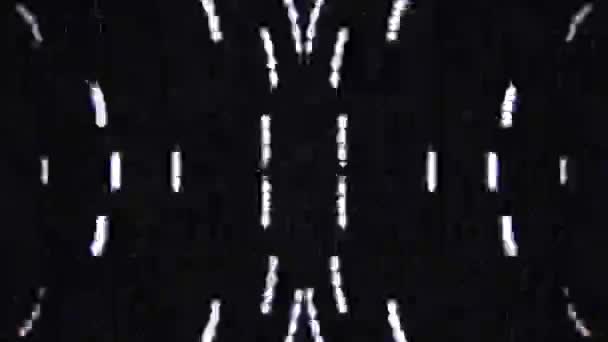 Спонтанне Калейдоскопічне Зображення Яскравих Ліхтарів Рух Світла Вулиці Вуличне Мистецтво — стокове відео