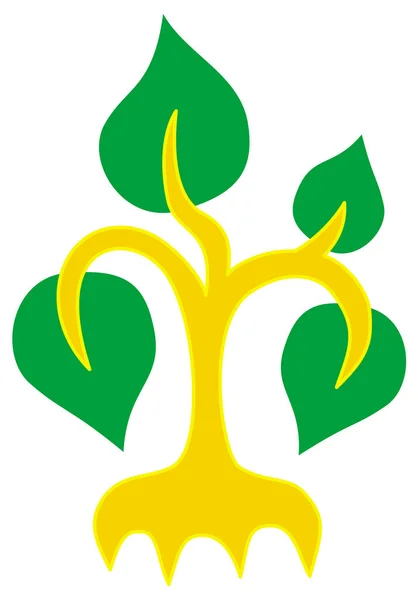 Tree Life Spiritual Ecological Sign Symbol Different Cultures Religions Symbol — Vetor de Stock