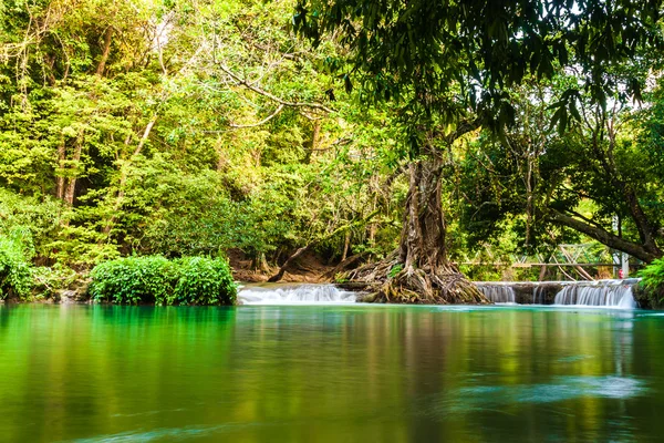 Тропический водопад в Таиланде — стоковое фото