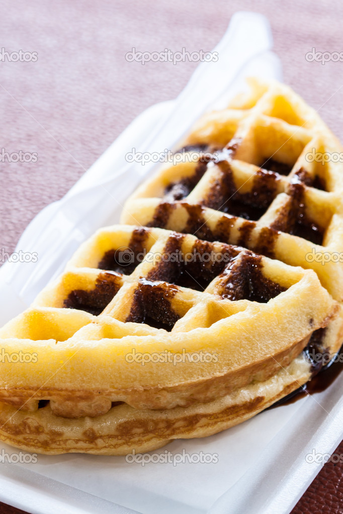 Chocolate waffle