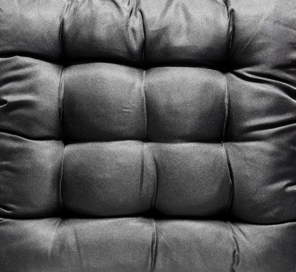 Black square seamless woven fabric — Stock Photo, Image