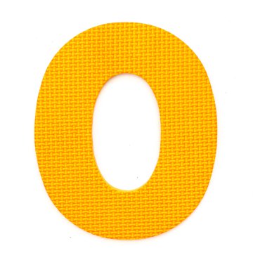 Kauçuk alfabesi o izole