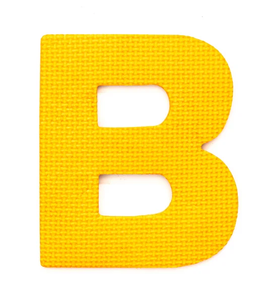Alfabeto de goma B aislado — Foto de Stock