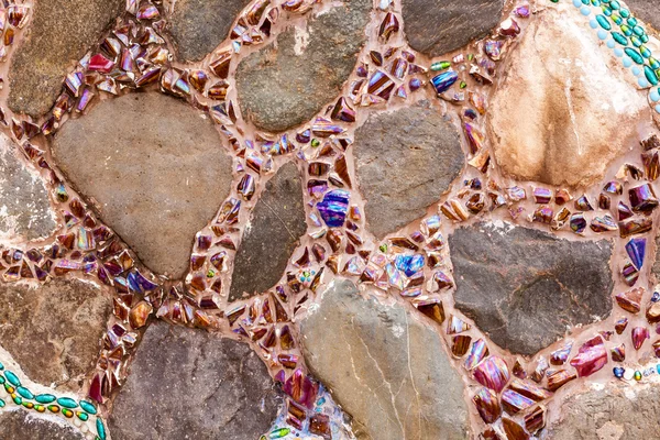 Colorful tile and rock pattern background — Stock Photo, Image