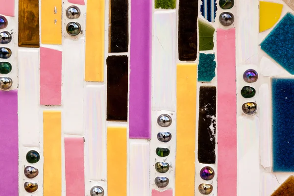 Piastrelle colorate sfondo modello a strisce — Foto Stock