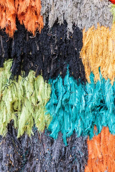 Seda esfarrapada colorida — Fotografia de Stock