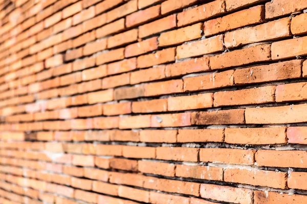 Antiguo muro de ladrillo marrón naranja —  Fotos de Stock