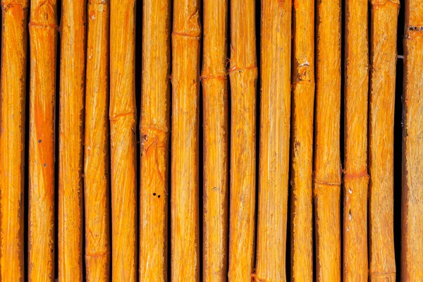 Seamless yellow bamboo stick striped pattern — Stock Photo, Image