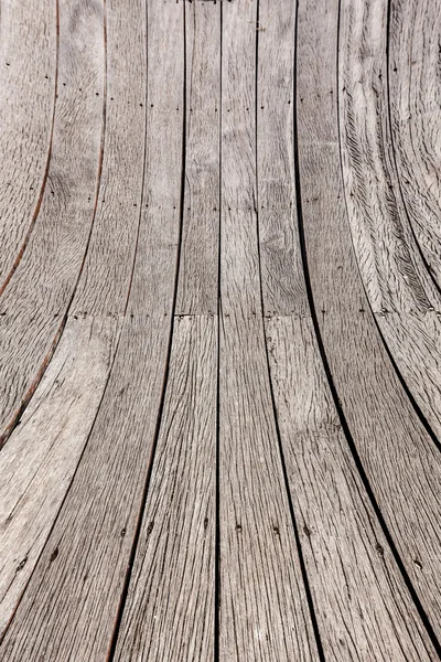 Brown curve wood floor — Stock Photo, Image