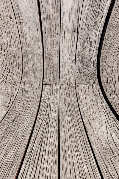 Brown curve wood floor — Stock Photo, Image