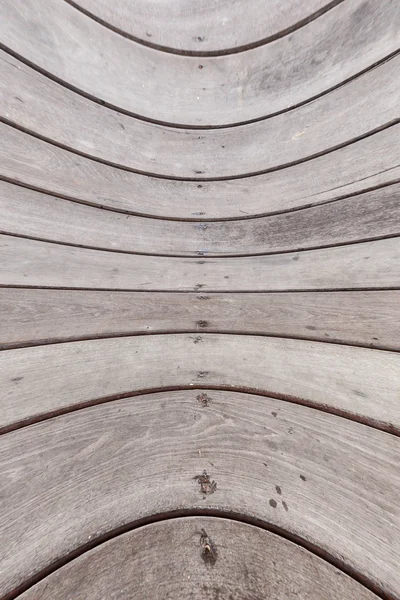 Holzboden mit braunen Rundungen — Stockfoto