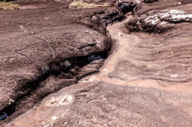 doğal kahverengi taş desen