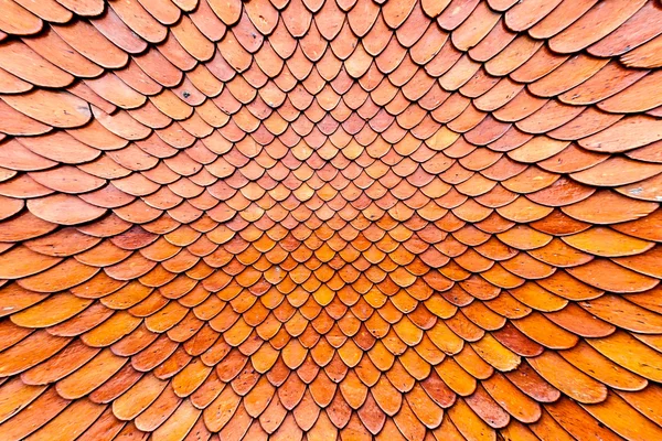 Surface du toit en argile marron orangé — Photo