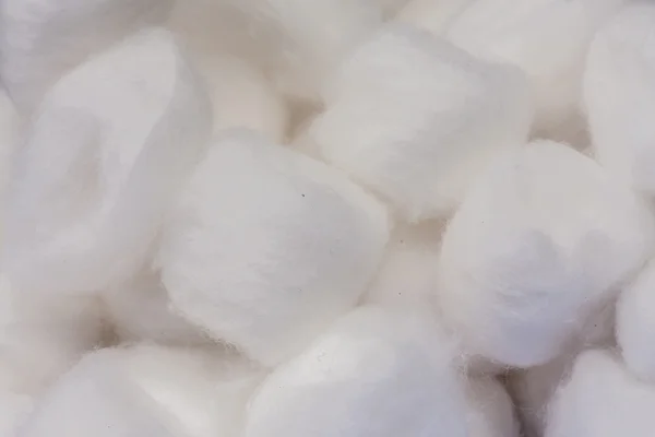 Pile of white cotton balls — Stock Photo, Image